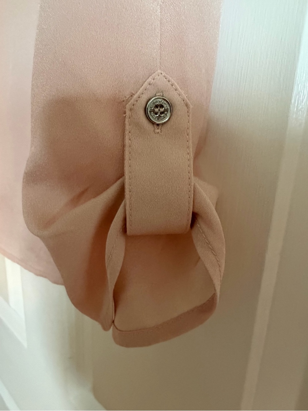Calvin Klein Dusty Rose Button-Down Blouse